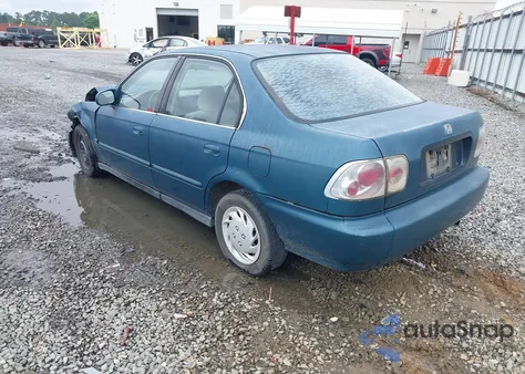 1998 Honda Civic Lx из США, поврежденный, VIN 2HGEJ6679WH539149